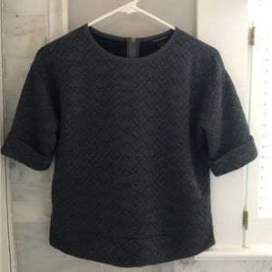 NWT Banana Republic XSP charcoal grey top
